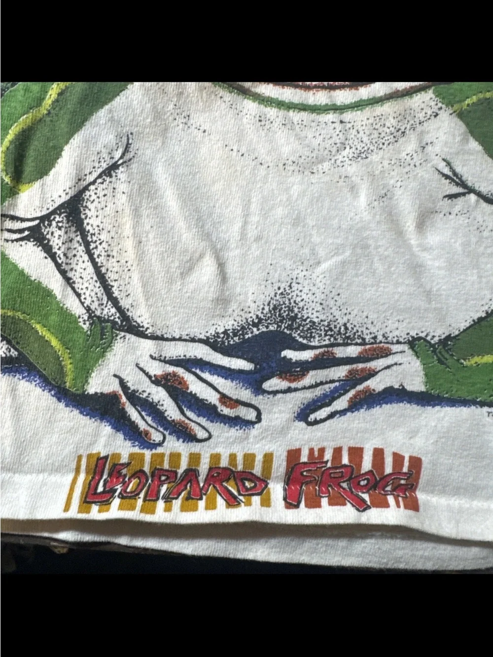 Hang Ten Kids For Animals T-Shirt, shorts Vintage Rare Frog 1993 San Diego L7
